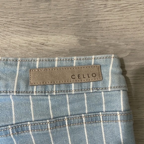 Striped Bell Bottom Jeans - Picture 10 of 10